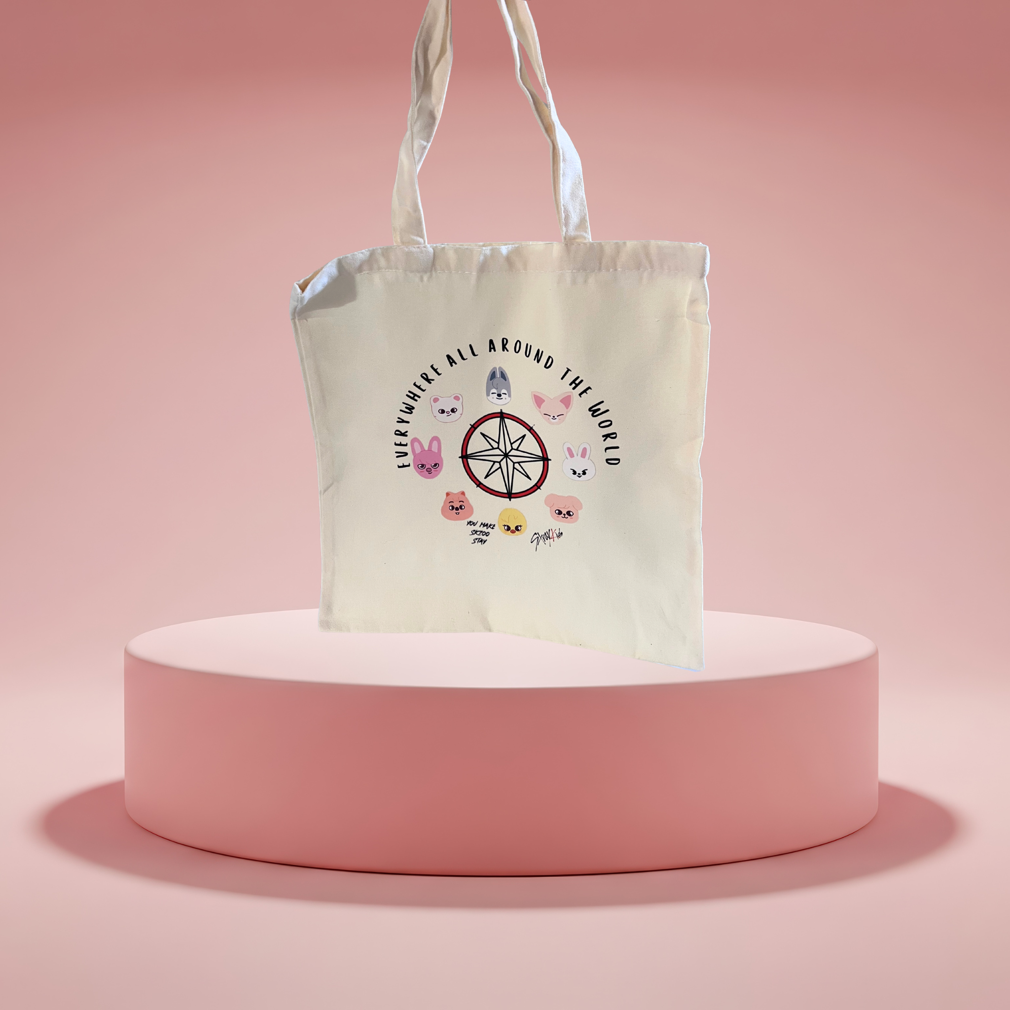 SKZ Inspired Canvas Tote Bags