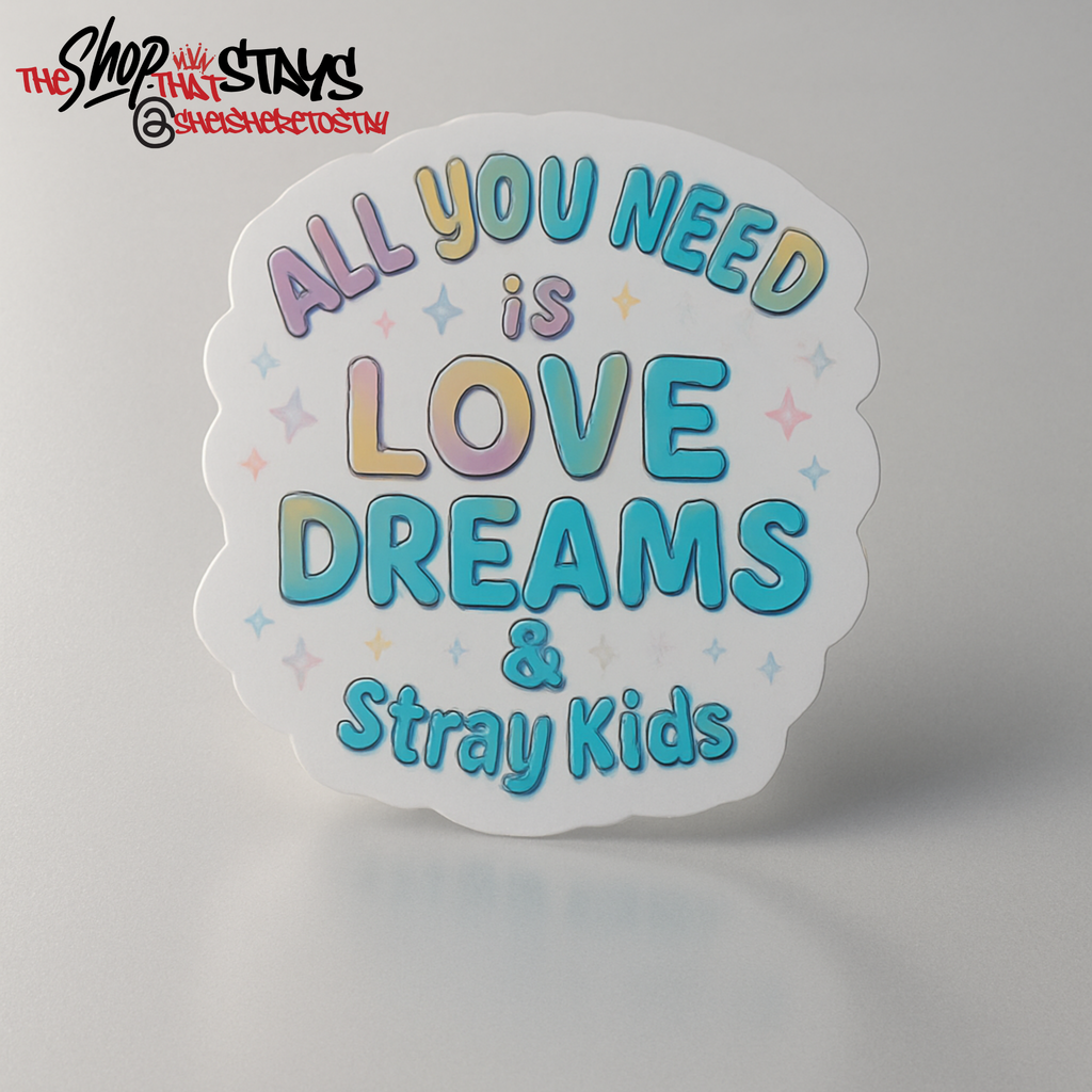 Love Dreams & Stray Kids Sticker