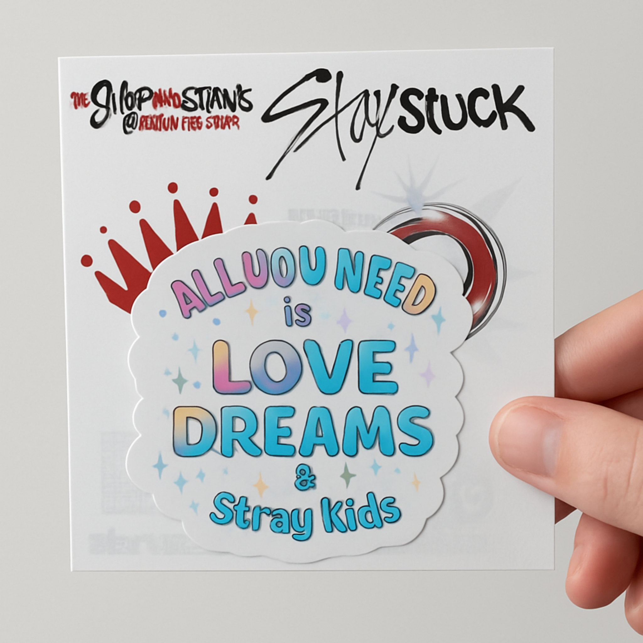 Love Dreams & Stray Kids Sticker