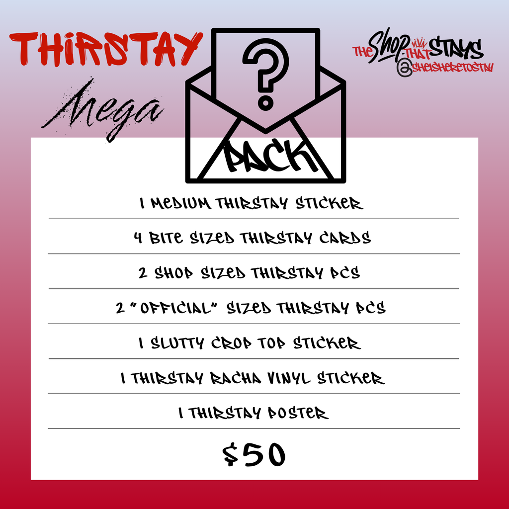 ThirSTAY Mystery Packs