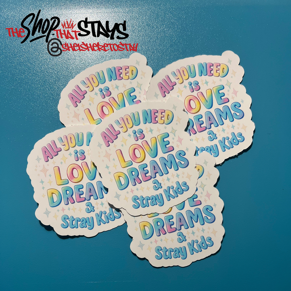 Love Dreams & Stray Kids Sticker