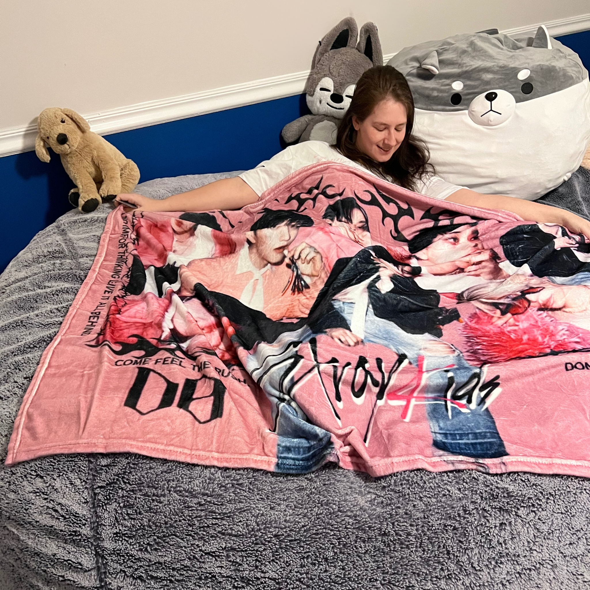 DO It Stray Kids 50”x60” Soft Throw Blanket -PREORDER