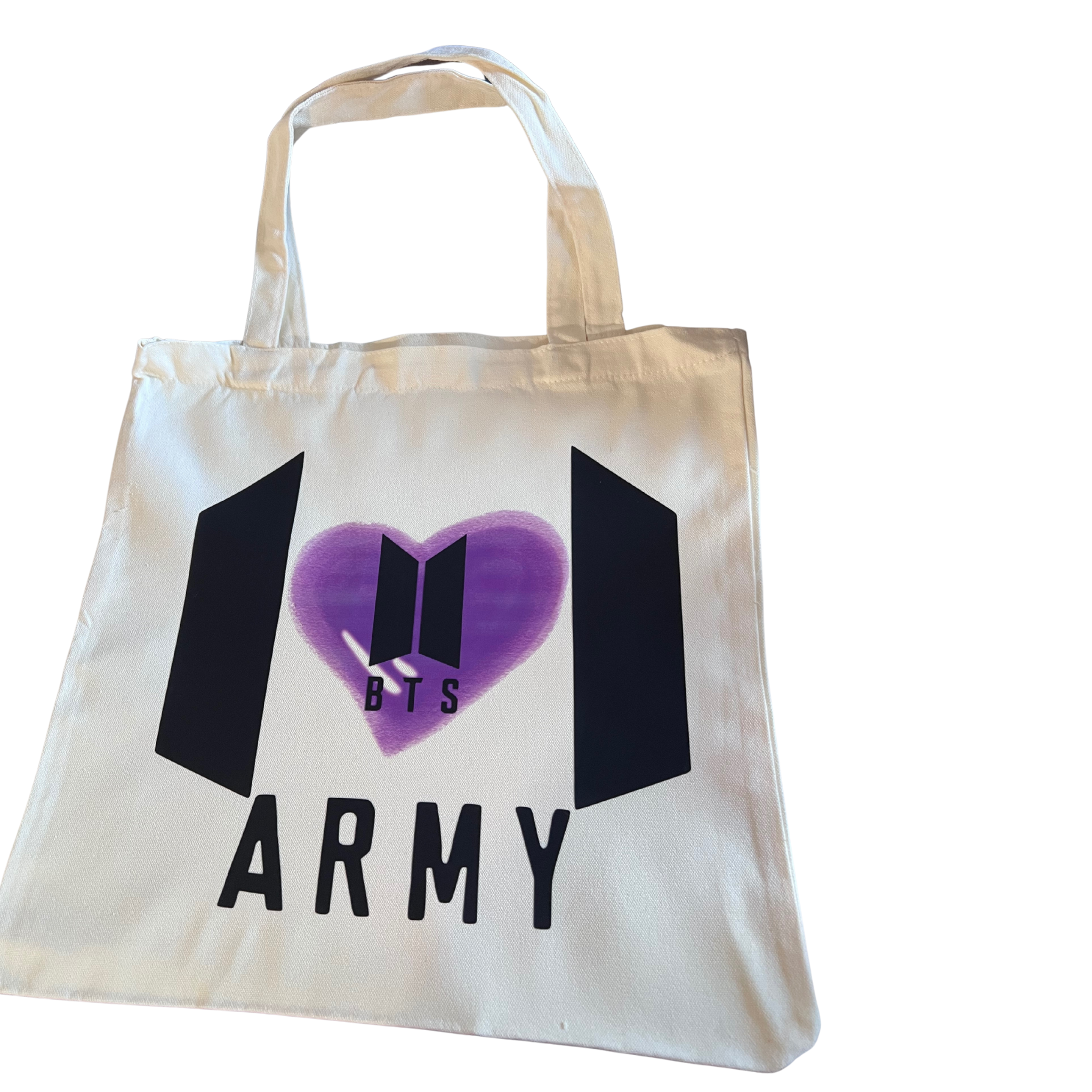 BTS Inspired Canvas Tote Bags