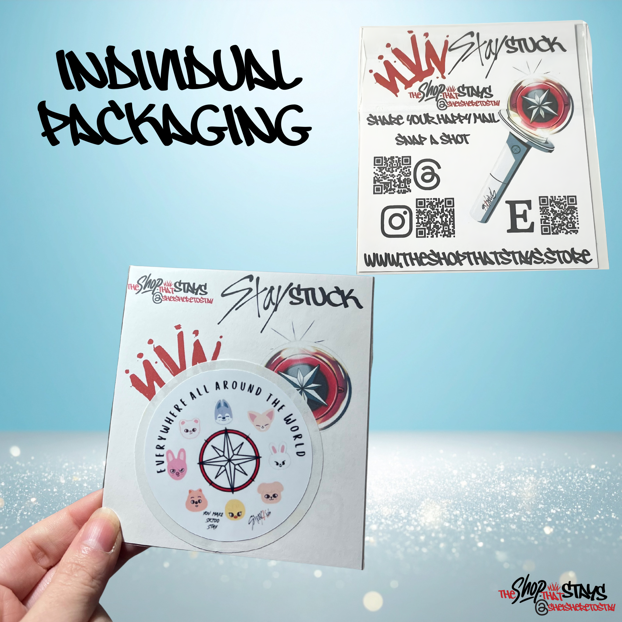 SKZOOs Everywhere All Around the World Sticker