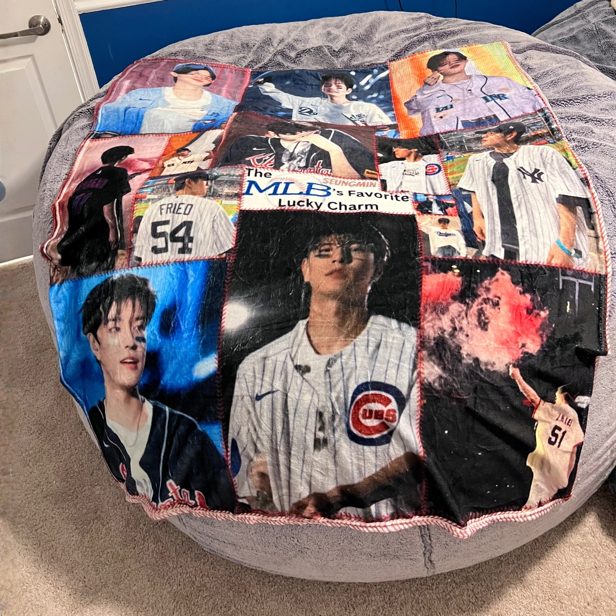 Seungmin Jersey Tour 50”x60” Soft Throw Blanket -PREORDER